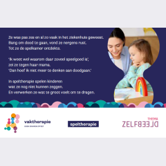 Kaart Week van de Vaktherapie 2025, thema Zelfbeeld, Speltherapie