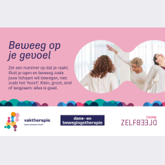 Kaart Week van de Vaktherapie 2025, Dans- en Bewegingstherapie
