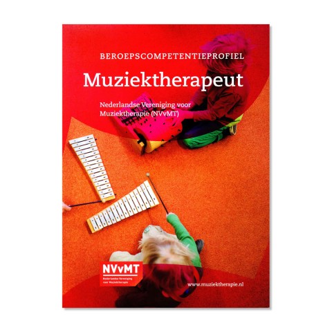 Voorkant van boek Muziektherapie van de beroepsvereniging NVvMT.